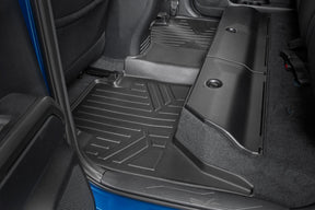 Rough Country Floor Mats | Front & Rear | Extended Cab | Silverado Sierra 1500/2500HD/3500HD 2WD/4WD ( 2014-2019)