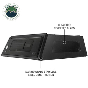 OVS Expedition PRO+ Stainless Steel Truck Cap with Full Windows for 2021-2026 Ford F-150