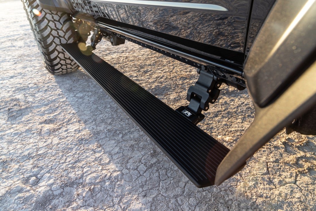 Body Armor 4x4 E-Power Drop Down Running Boards Steps for 2022-2024 Ford Lightning