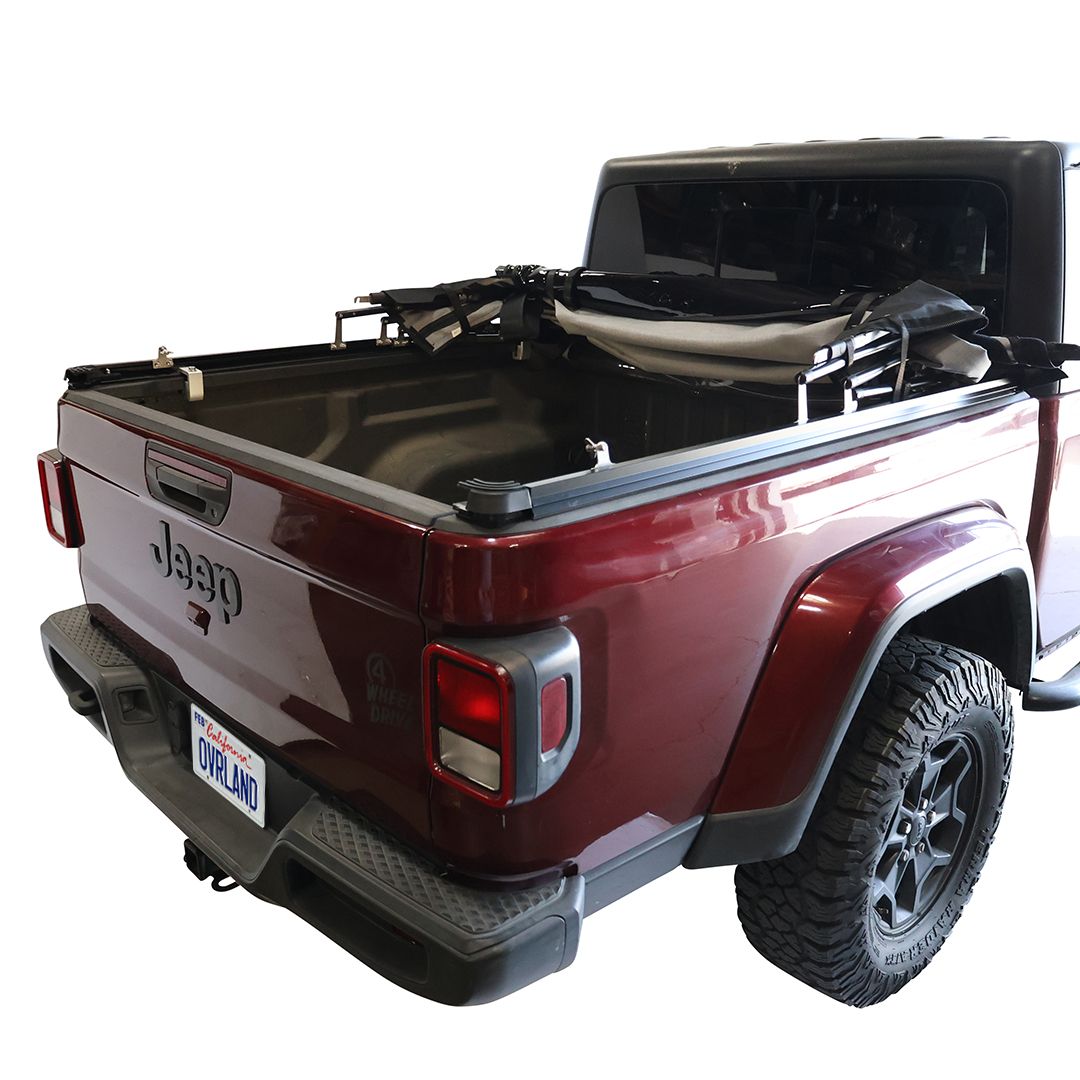 Explorer Soft Shell Foldable Bed Cap for 2020-2026 Jeep Gladiator JT | OVS Black Diamond