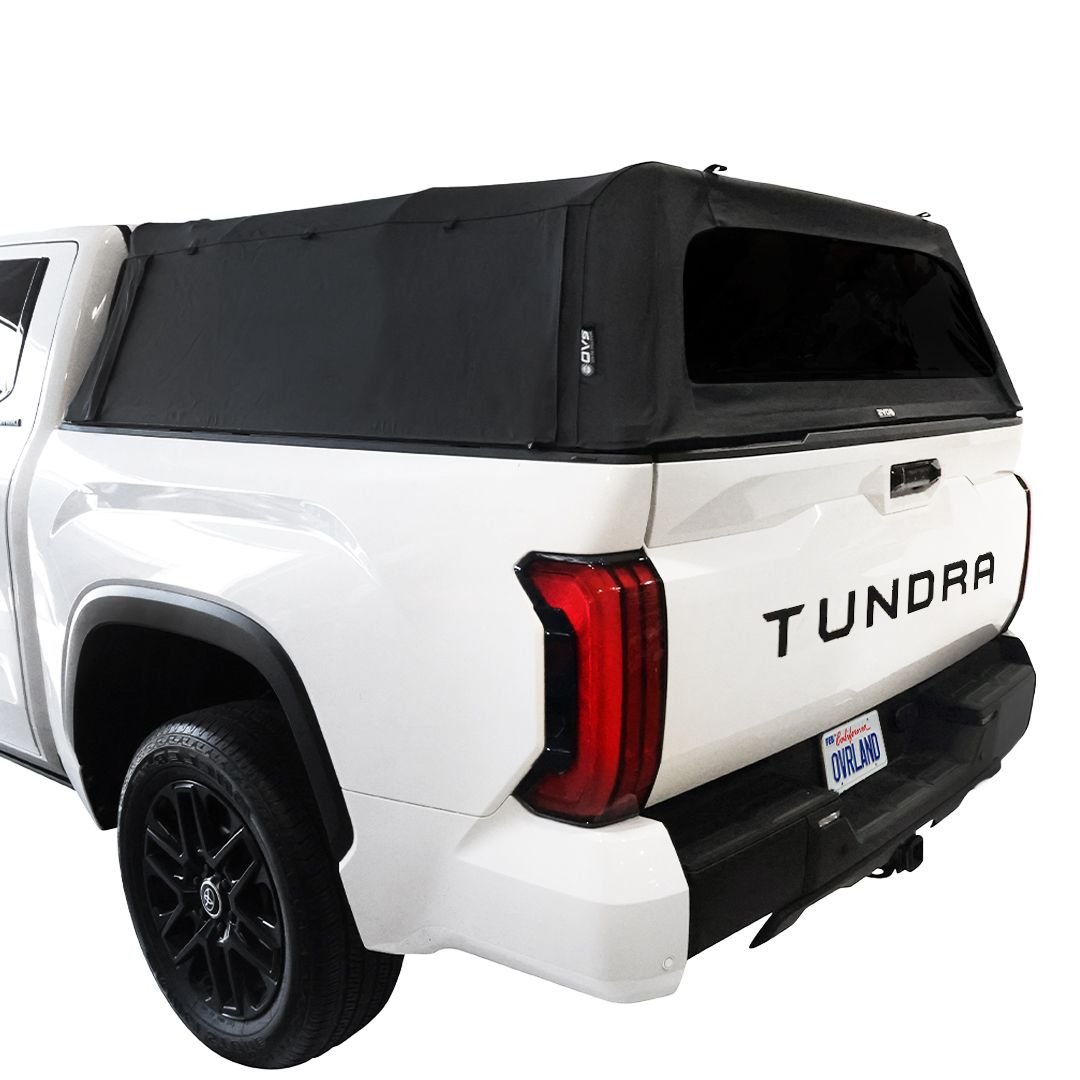 Explorer Soft Shell Foldable Bed Cap for 2022-2026 Toyota Tundra 5.5′ Bed -Black Diamond