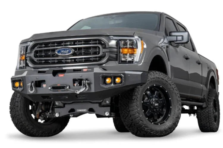 WARN Ascent Front Bumper | 2021-2023 Ford F-150 | Winch Ready