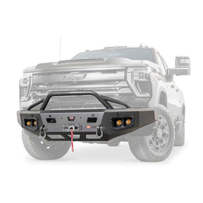 WARN Ascent Front Bumper | 2024-2026 Silverado 2500HD & 3500HD | Winch Ready