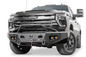 WARN Ascent Front Bumper | 2024-2026 Silverado 2500HD & 3500HD | Winch Ready
