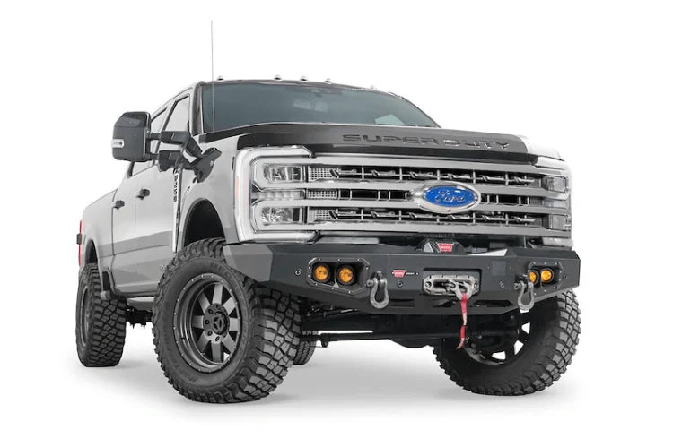 WARN Ascent Front Bumper | 2023 Ford F-250 & F-350 Super Duty | Winch Ready