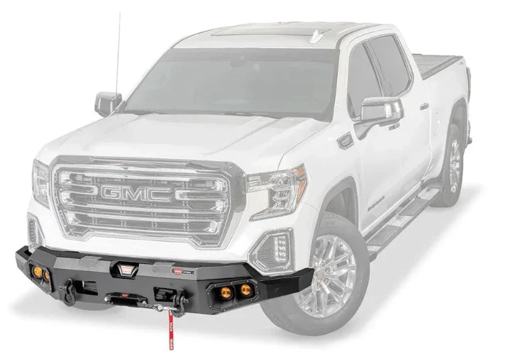 WARN Ascent Front Bumper | 2019–2022 GMC Sierra 1500 | Winch Ready