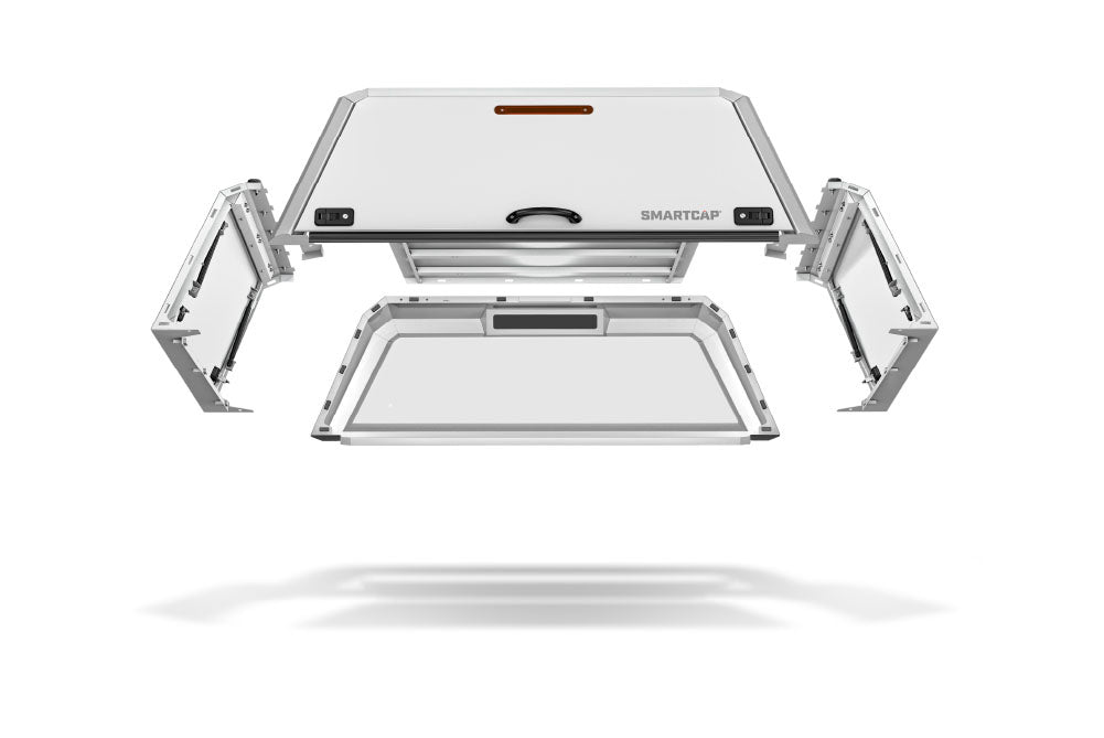 RSI EVOd Defender EDGE SmartCap in OEM White for 2022-2026 Nissan Frontier 5ft Short Bed