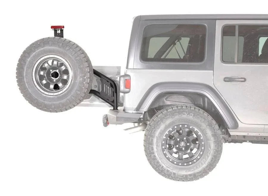 WARN Elite Rear High Clearance Bumper for 2018–2026 Jeep Wrangler JL | With or Without Tire Carrier